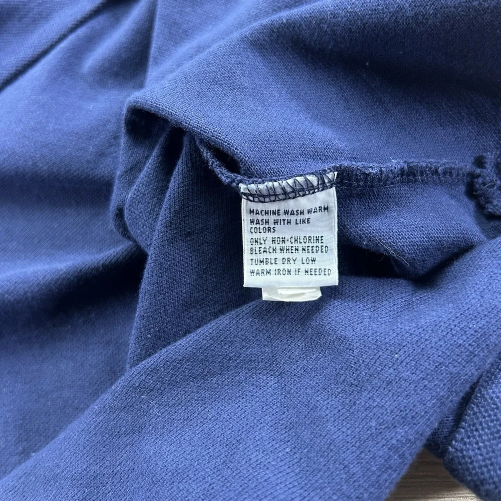 Polo Ralph Lauren 4XB  Polo Shirt‎ Big & Tall Iconic Mesh Navy Blue Red Pony